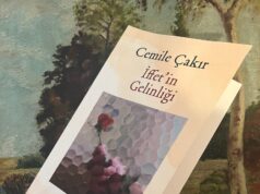 YEMYEŞİL ÇİMENLER ÜZERİNDE GELİNLİĞİ İLE BİR KADIN – İffet’in Gelinliği