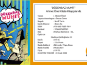 “DÜZENBAZ MUHİT” Ahmet Önel Kitabı Kitapçılar da