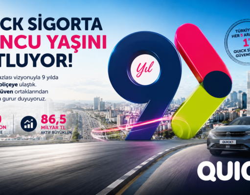 Quick Sigorta 9’uncu Yaşını Kutluyor: 30 Milyon Poliçelik Güven Hikâyesi