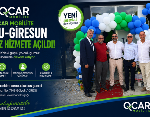 QCAR Mobilite, Ordu-Giresun Şubesini Hizmete Açtı